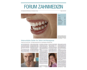 Titelseite Sonderveröffentlichung Forum Zahmedizin in der Süddeutschen Zeitung Bayern